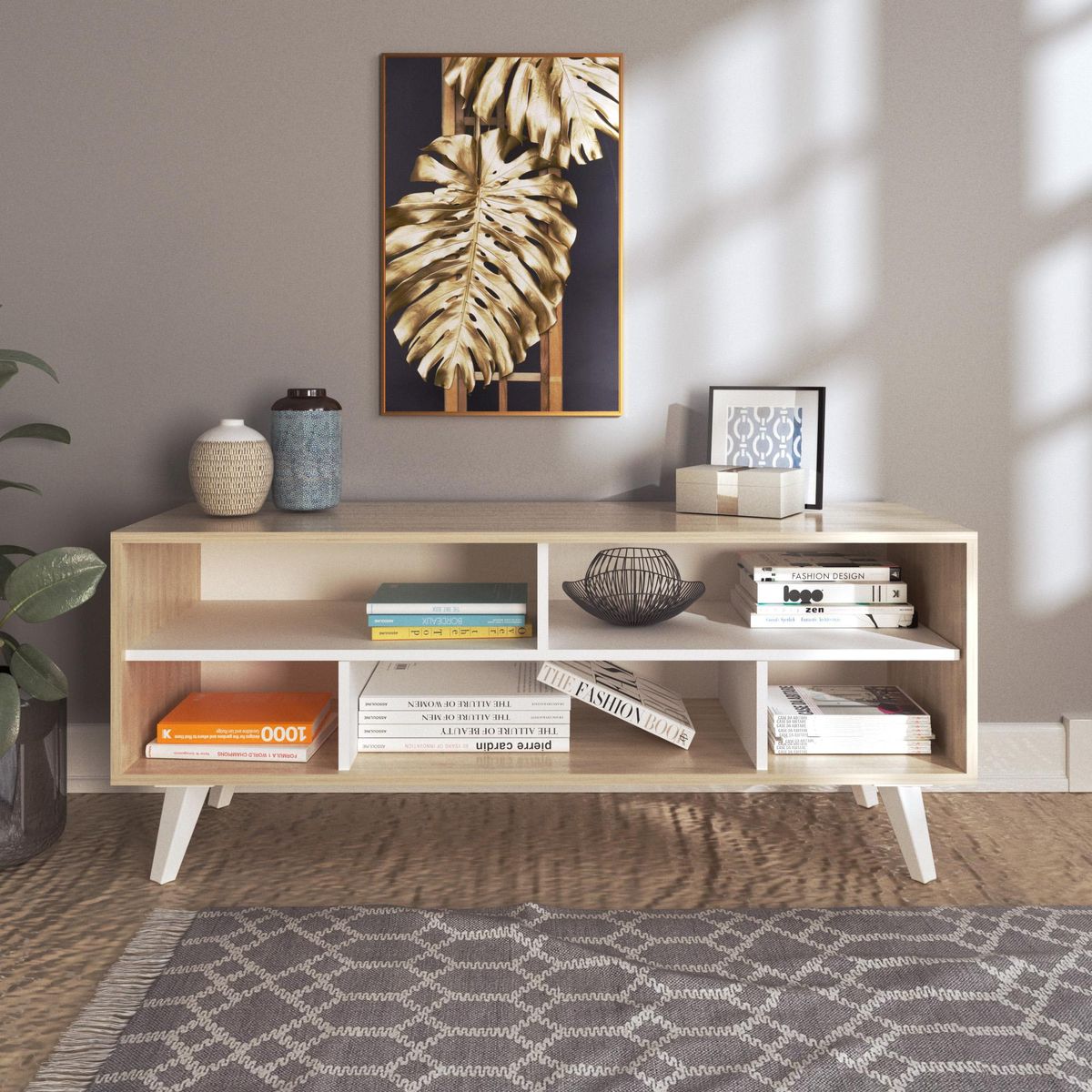 SILCOSIL - Rack TV 120x35x50 cm