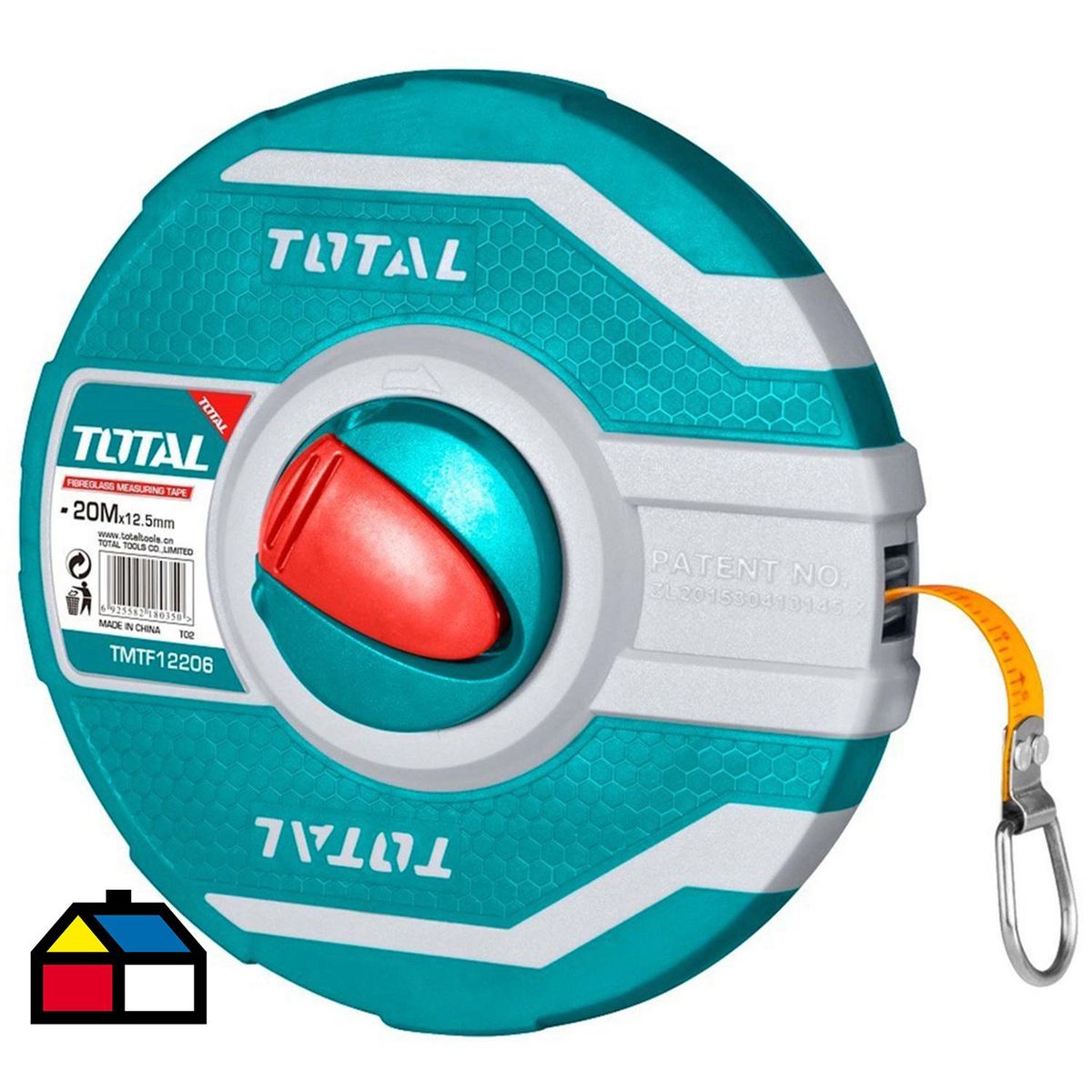 TOTAL - Huincha de medir 20 metros fibra de vidrio