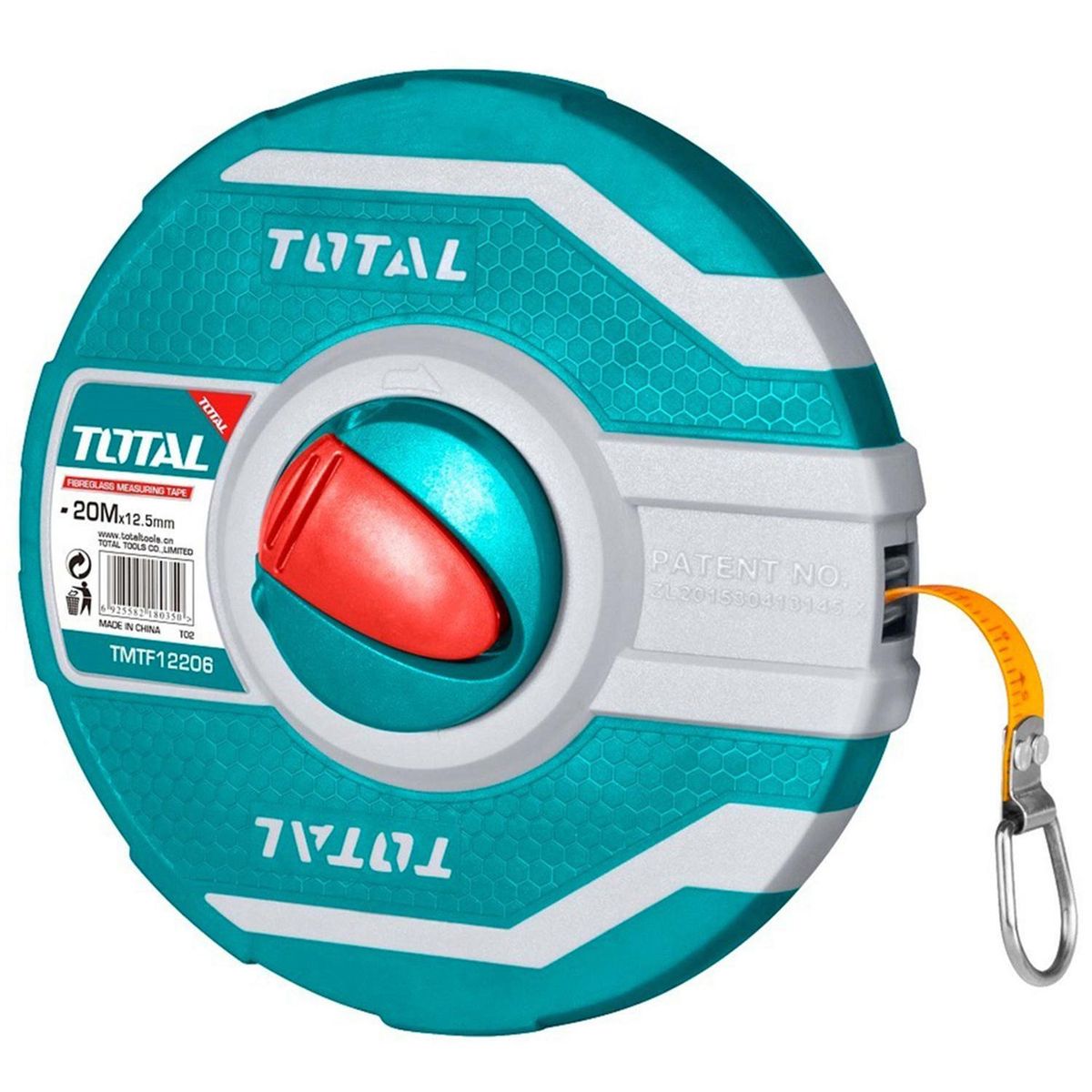 TOTAL - Huincha de medir 20 metros fibra de vidrio