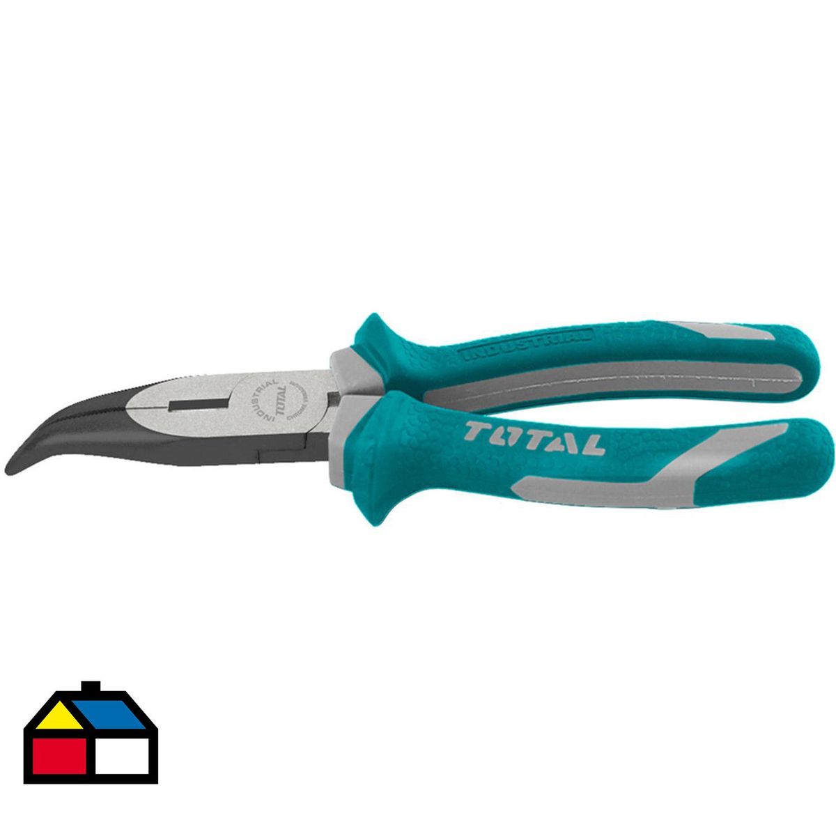 TOTAL - Alicate de nariz doblada 6" industrial