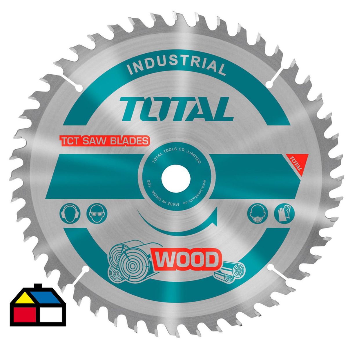 TOTAL - Disco De Sierra Circular 8 1/4" 48 Dientes