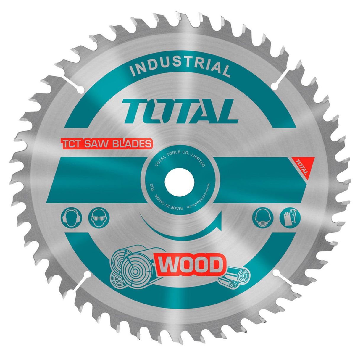 TOTAL - Disco De Sierra Circular 8 1/4" 48 Dientes