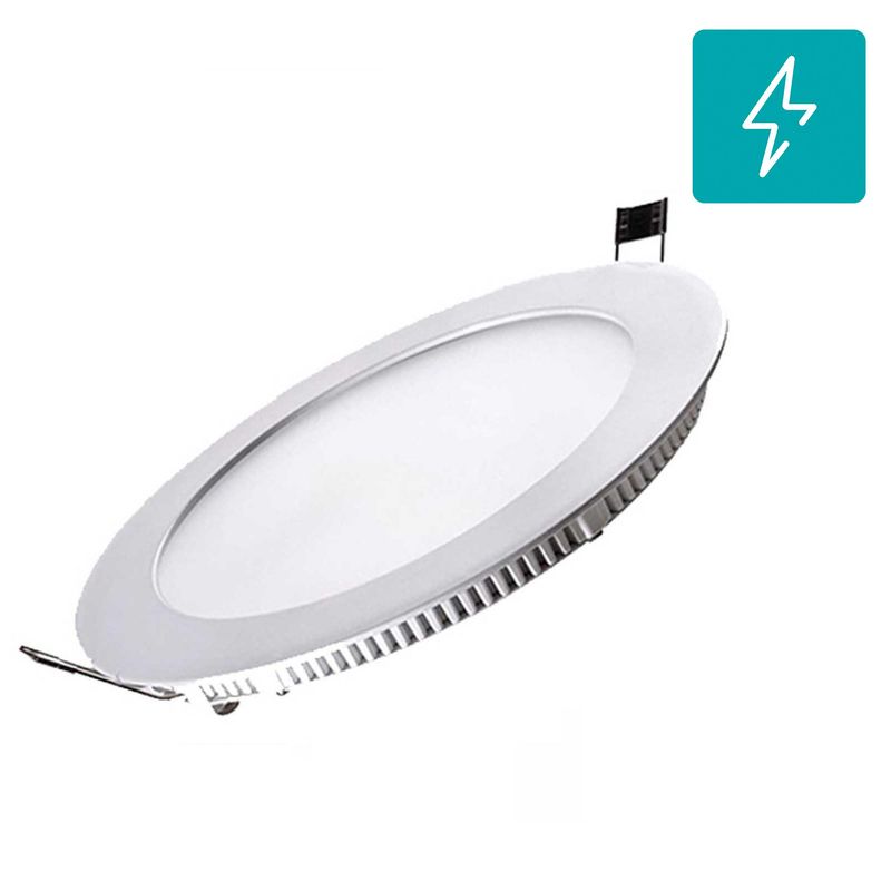 HYUNDAI - Plafón led embutido redondo 18w cálida