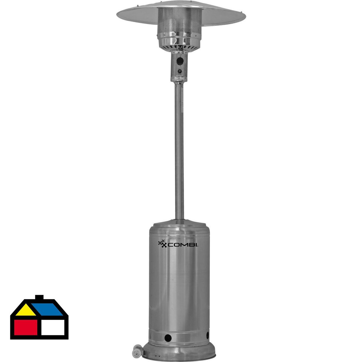 COMBI - Estufa de Patio a Gas Licuado Acero Negro