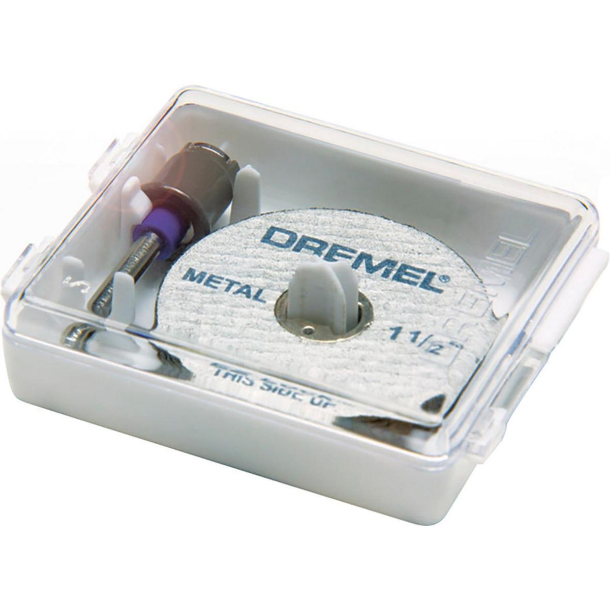 DREMEL - Kit mandril y discos metal ezlock