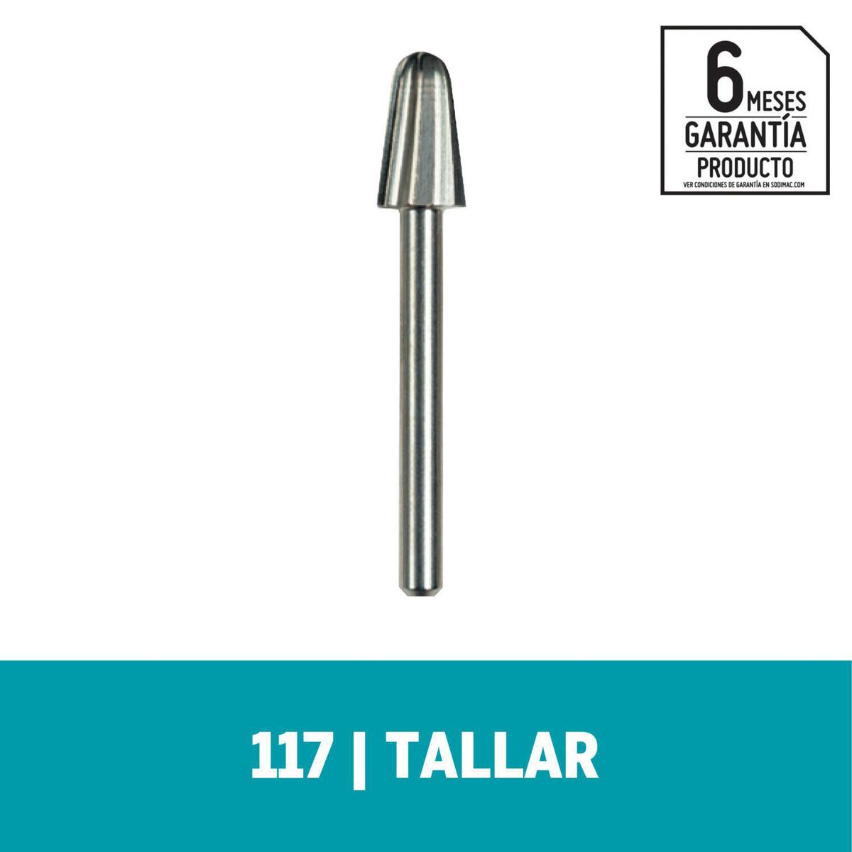 DREMEL - Fresa alta velocidad cónica 6,4mm