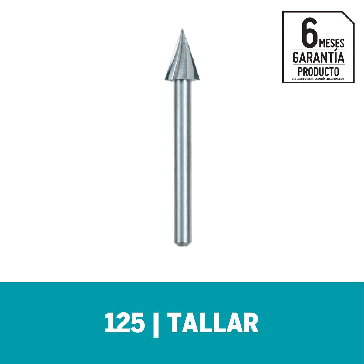 DREMEL - Fresa alta velocidad cónica 1/4" mod. 125