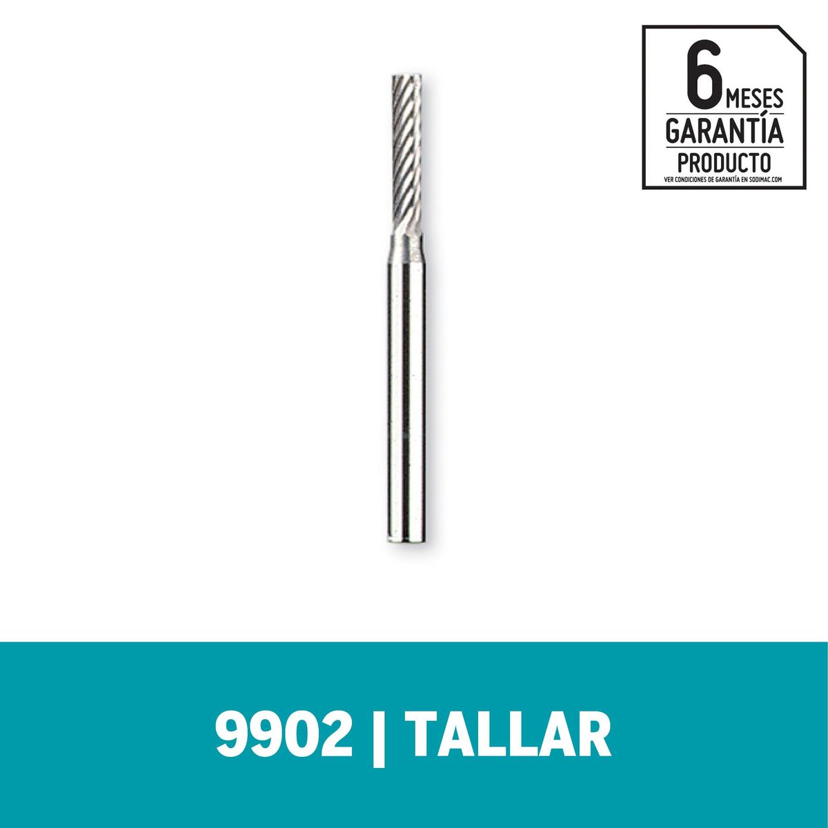 DREMEL - Fresa recta carburo de tungsteno 2,4mm