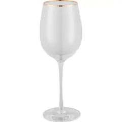 JUST HOME COLLECTION - Copa de Vino Tinto Borde Dorado 450 ml