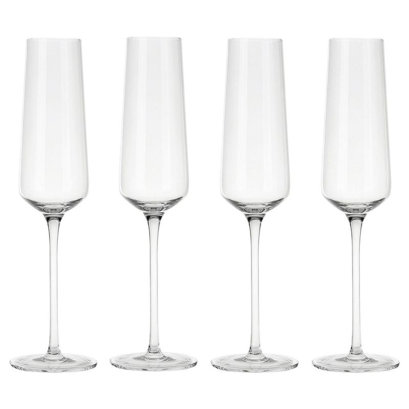 JUST HOME COLLECTION - Set de 4 Copas Champaña 250 ml