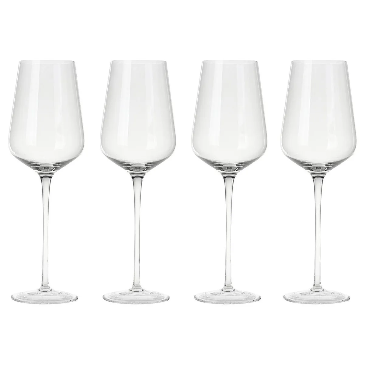 JUST HOME COLLECTION - Set 4 Copas de Vino tinto 400 ml Vidrio Transparente