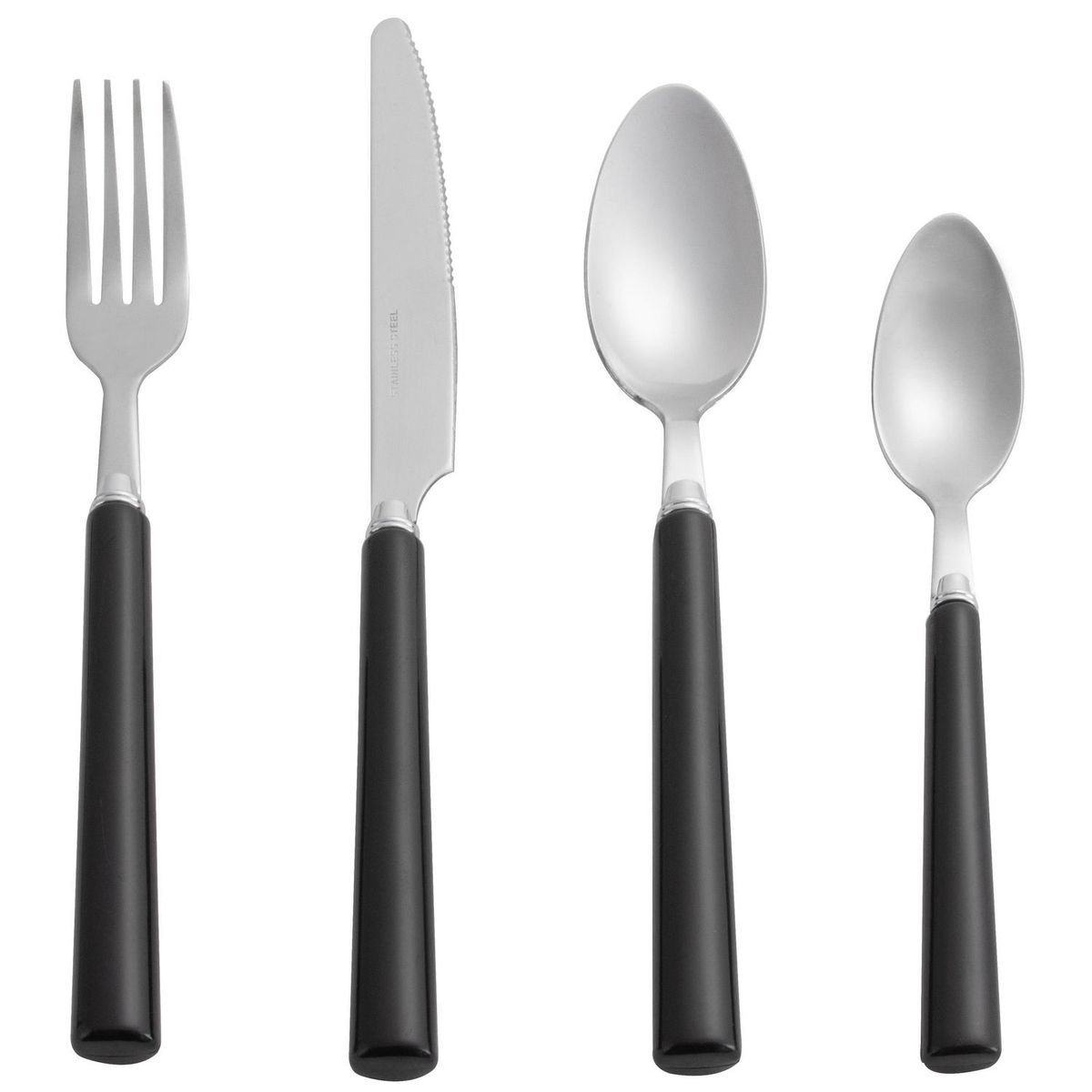 JUST HOME COLLECTION - Juego de Cubiertos 16 piezas acero inoxidable 