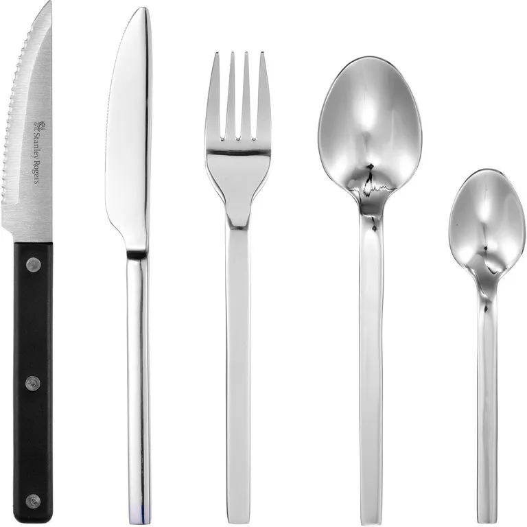 JUST HOME COLLECTION Set 20 Cubiertos Acero Inoxidable 4 Personas
