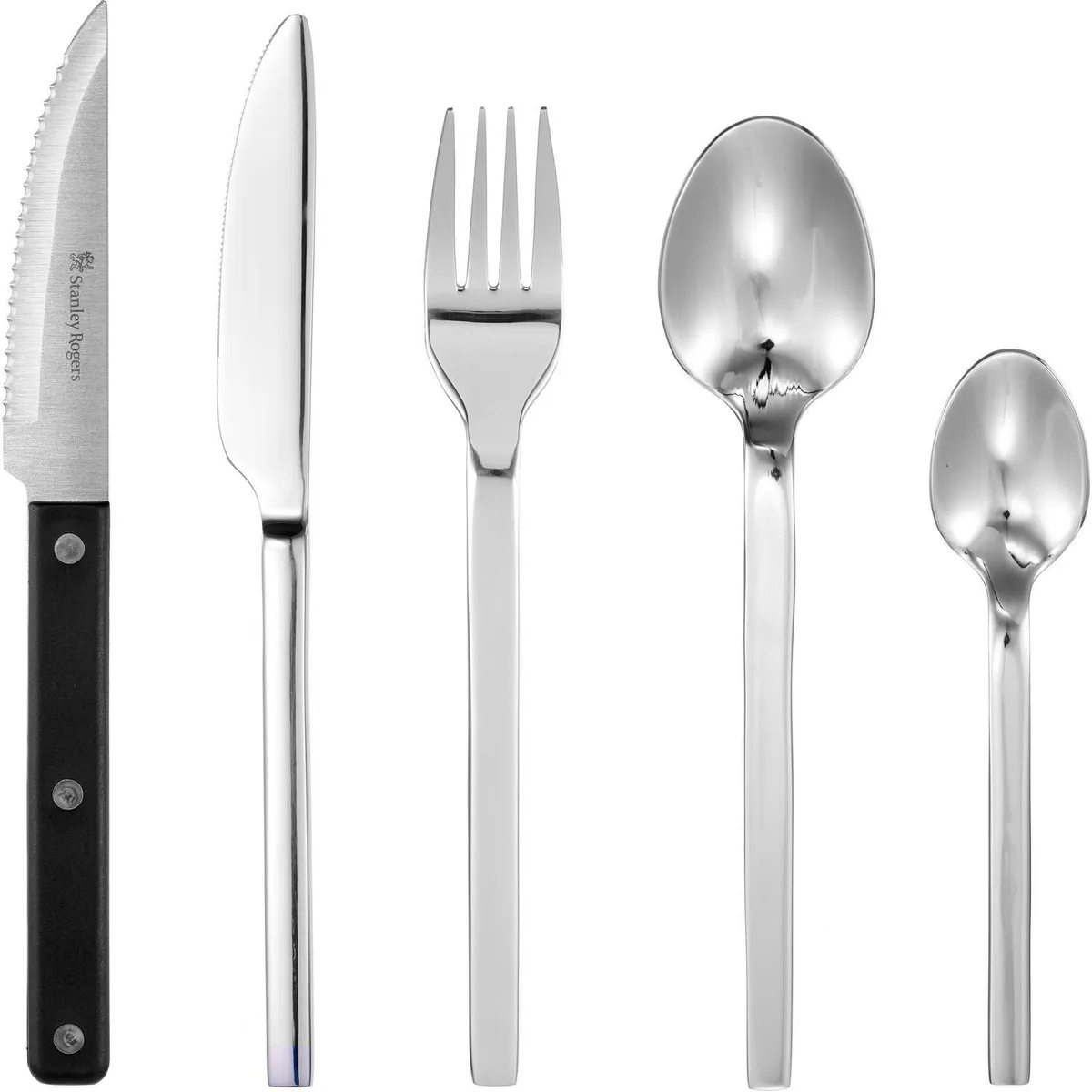 JUST HOME COLLECTION - Set 20 Cubiertos Acero Inoxidable 4 personas