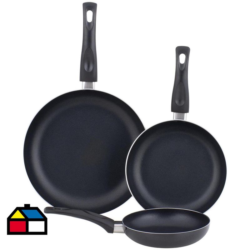 CASA BONITA -  28 cm Aluminio Negro