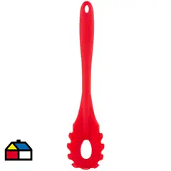 CASA BONITA - Cucharón para pasta de silicona rojo