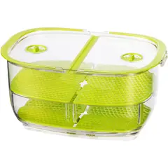 JUST HOME COLLECTION - Contenedor de alimentos acrílico 4,4 l verde