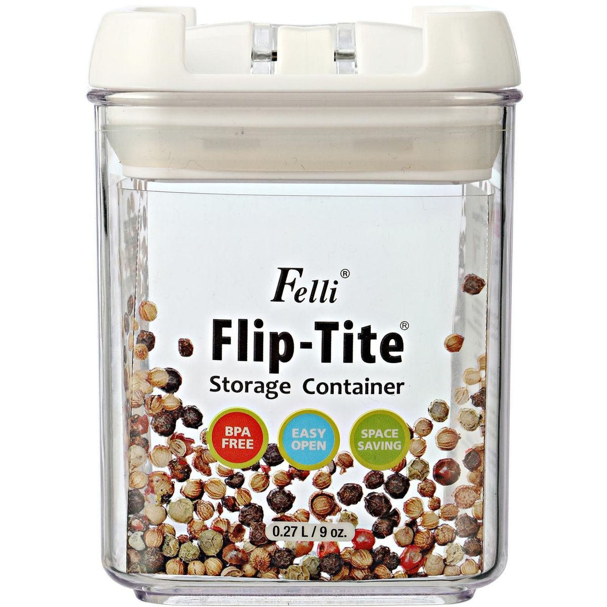 JUST HOME COLLECTION - Contenedor de Alimentos Acrílico 270 ml