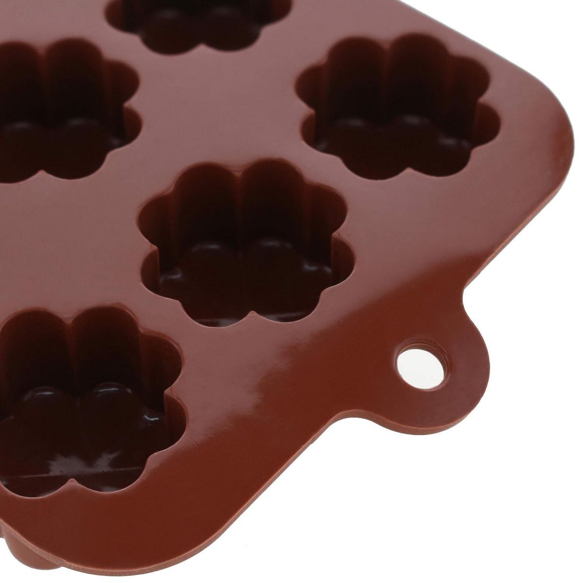 CASA BONITA - Molde Chocolate Casa Bonita Rectangular 12 Cavidades Café