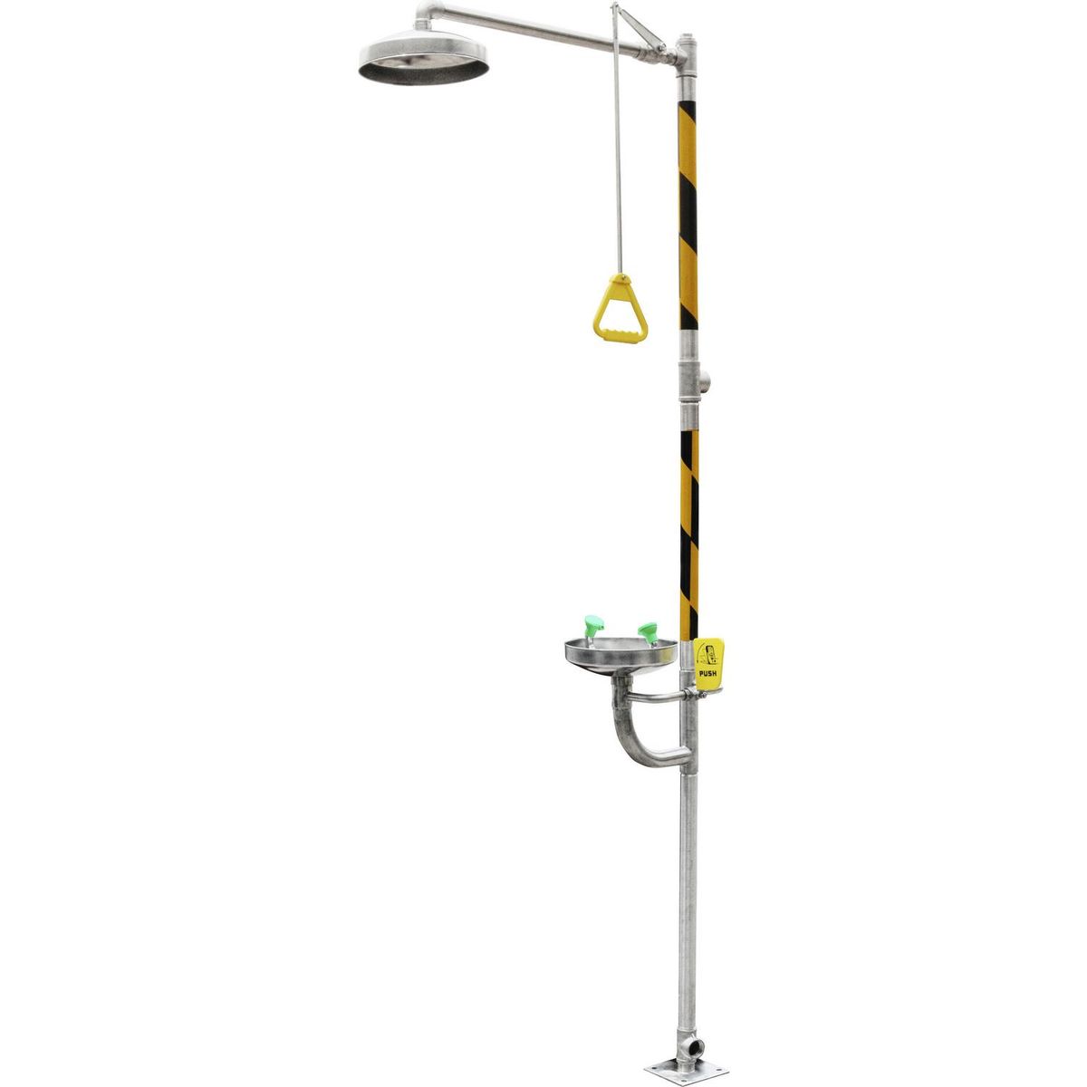 STEELPRO - Ducha lavaojos inoxidable