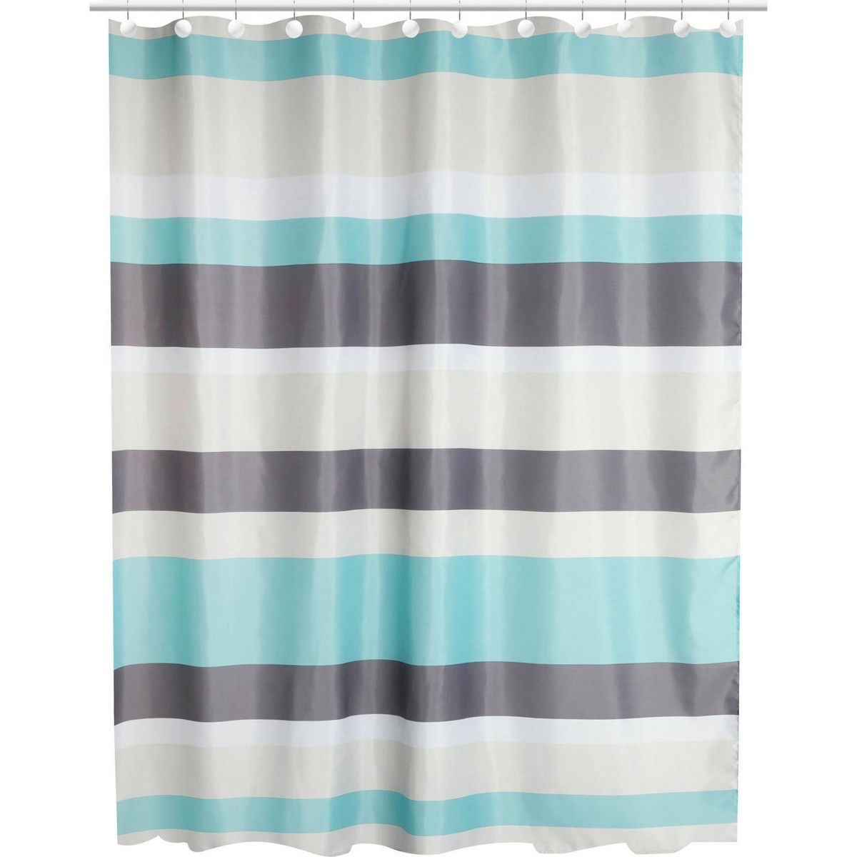 ASPEN - Set 14 piezas cortina de baño líneas