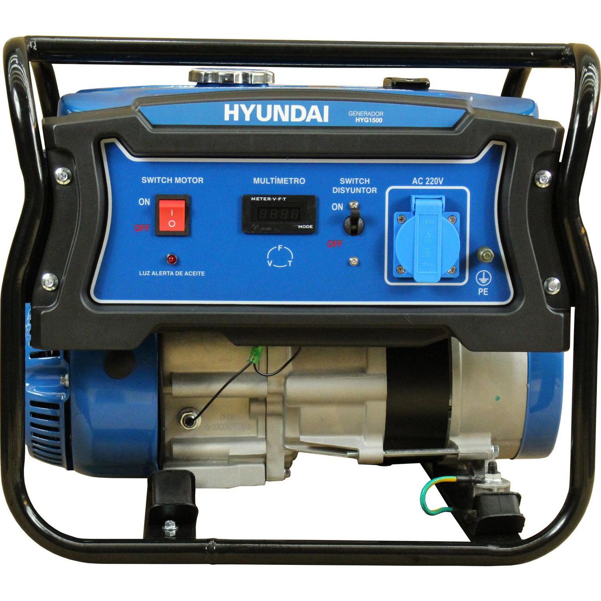 HYUNDAI - Generador Eléctrico a Gasolina Partida Manual 1100 W 6 l