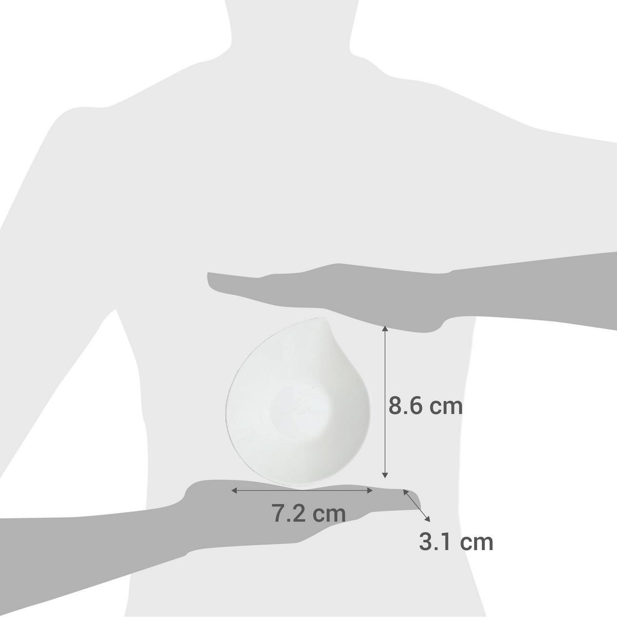 JUST HOME COLLECTION - Bowl Blanco Just Home Collection Para Salsas 8.6 Cm