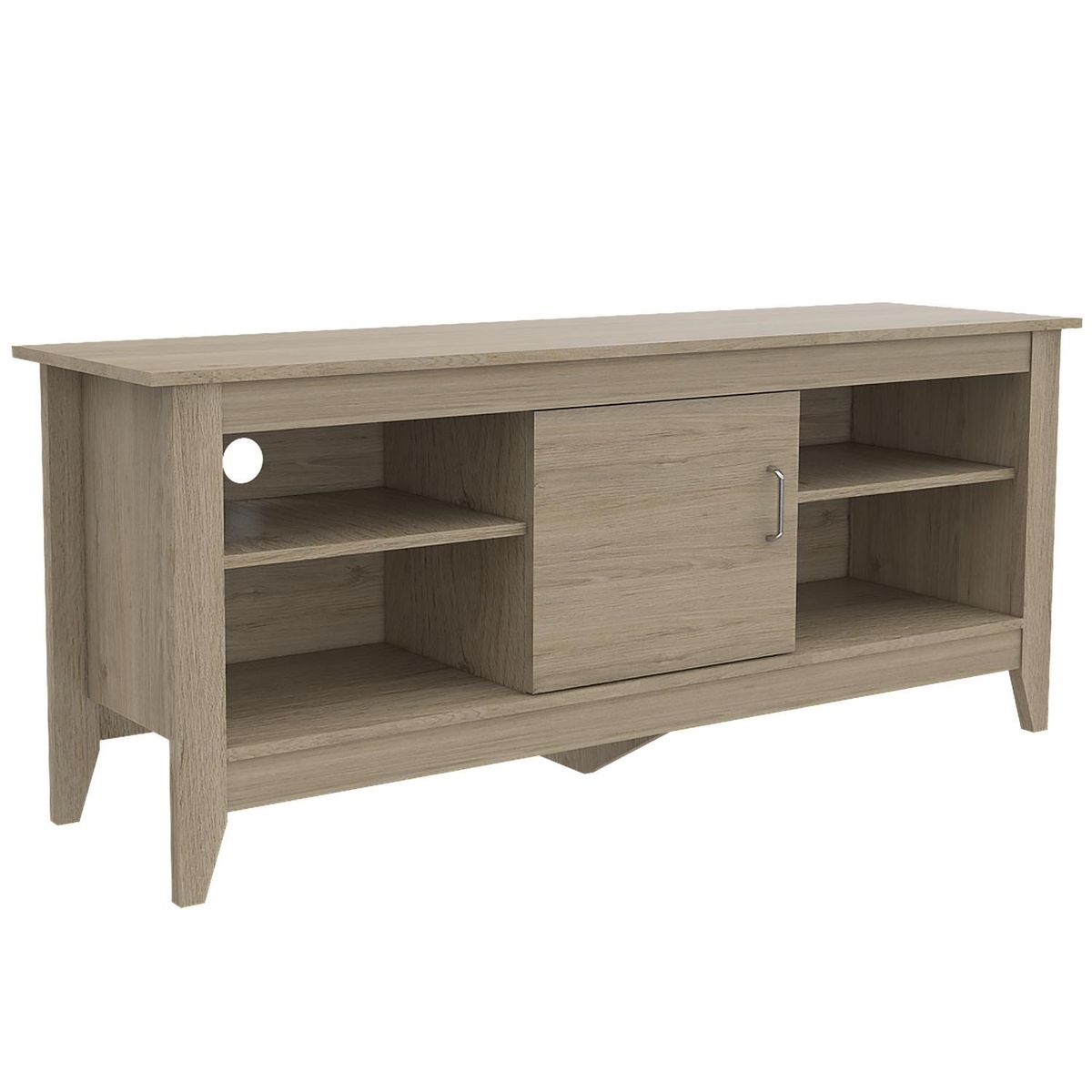 TUHOME - Rack de TV 65 " 147x40,7x61 Rovere