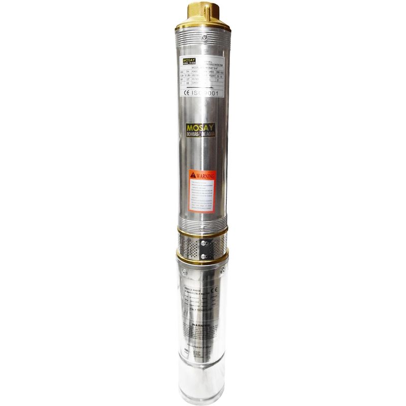 MOSAY - Bomba pozo profundo 3/4 HP 65 l/min