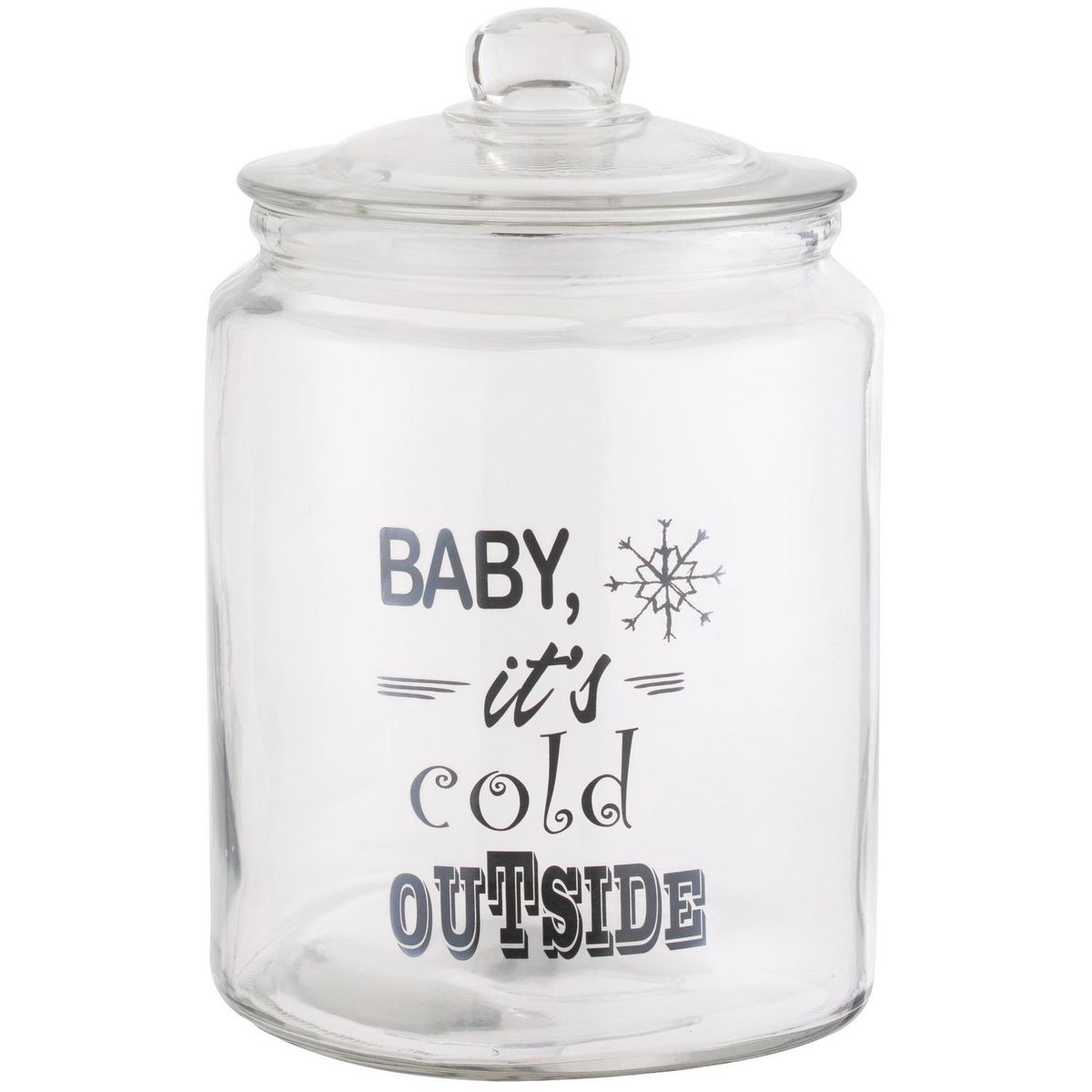 JUST HOME COLLECTION - Frasco con Tapa Vidrio 5700 ml