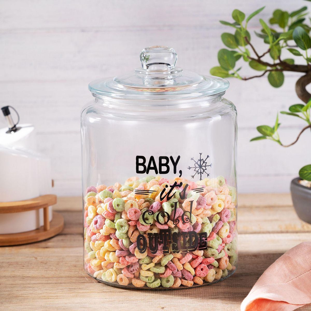 JUST HOME COLLECTION - Frasco con Tapa Vidrio 5700 ml