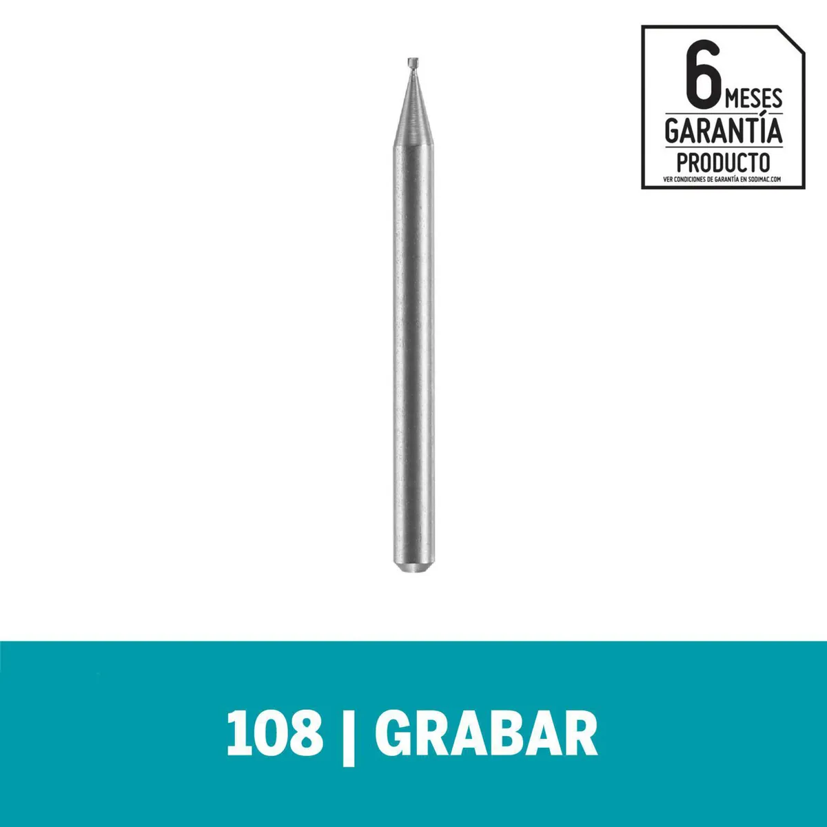 DREMEL - Fresa para grabado cilíndrica 0,8mm