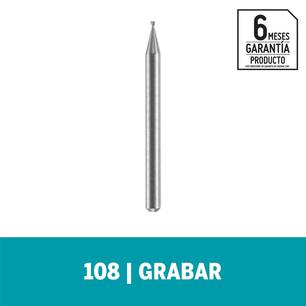 DREMEL - Fresa para grabado cilíndrica 0,8mm