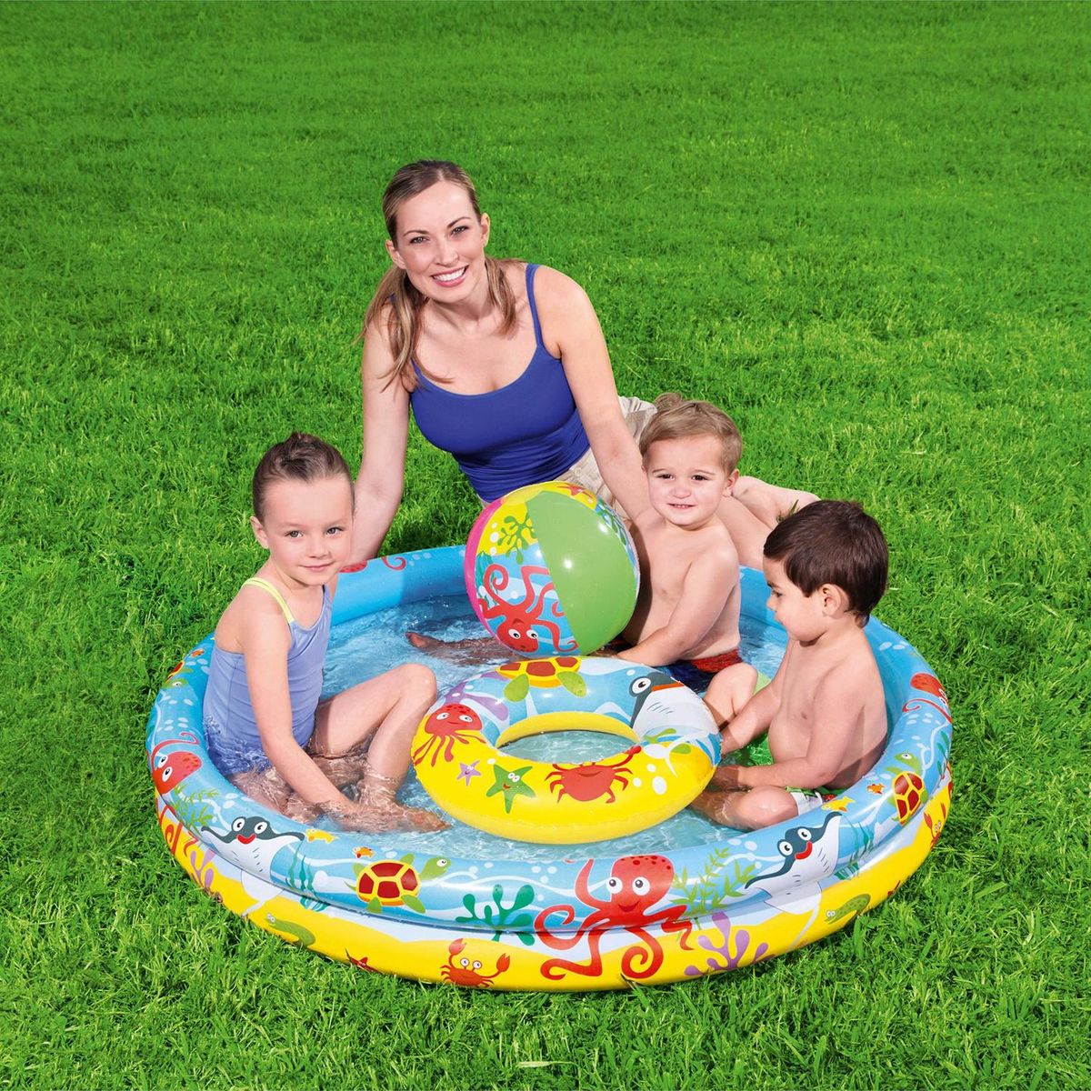 BESTWAY - Piscina inflable con set