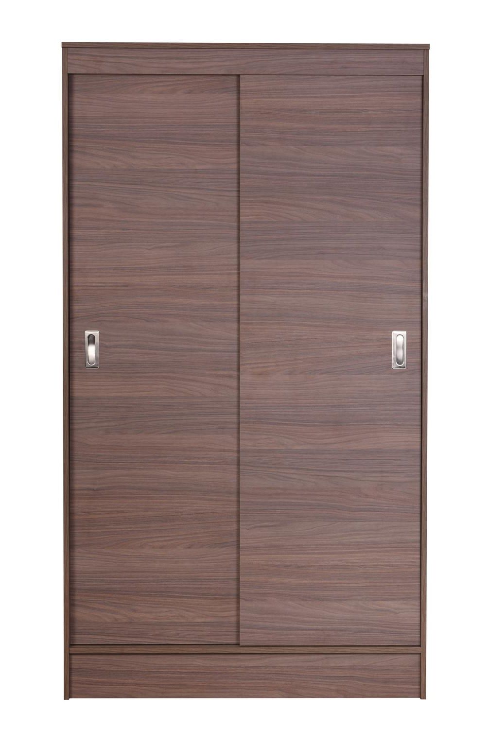 CIC - Clóset Caburga 2 Puerta(s) 4 Repisa(s) 100xx51 cm Walnut