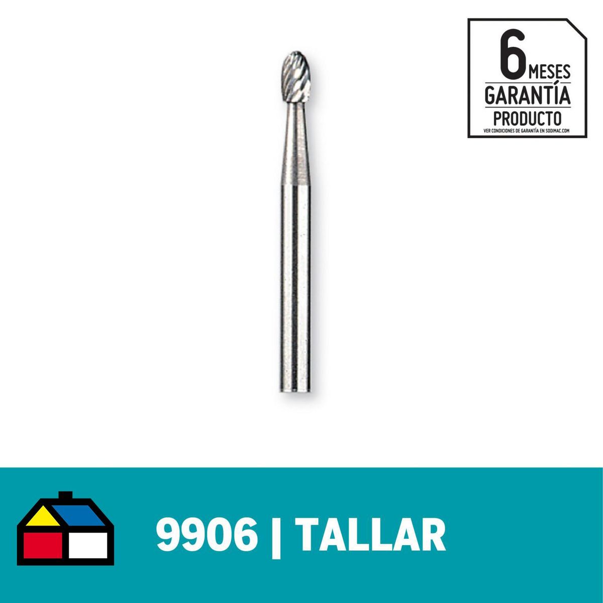 DREMEL - Fresa redonda carburo de tungsteno 3,2mm