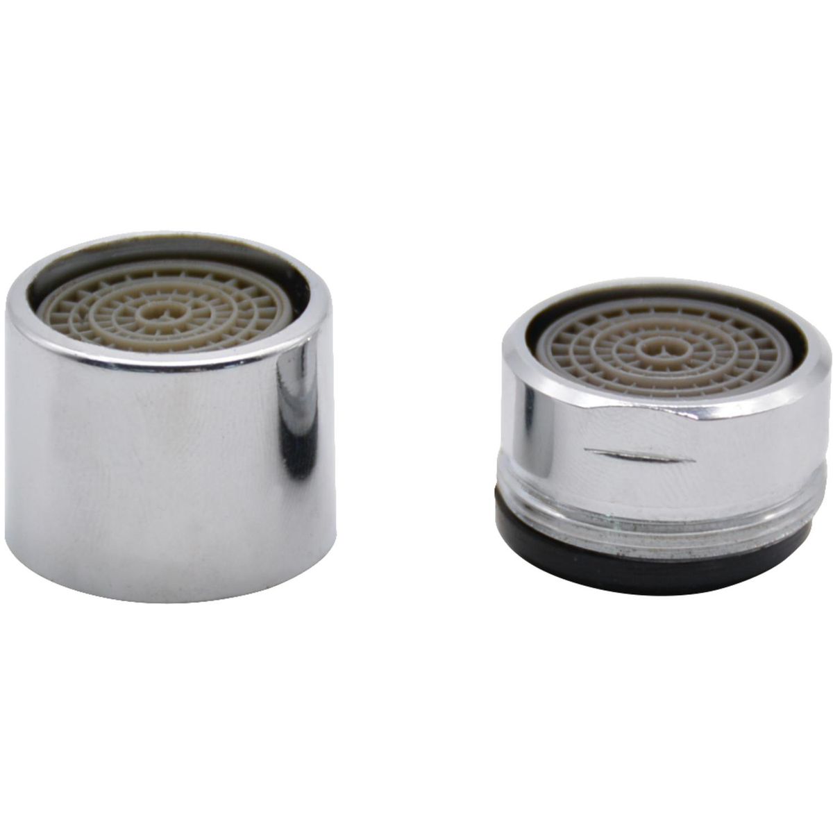 STRETTO - Set 2 Aireadores para baño y cocina metálicos