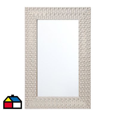Espejos diamond blanco 40x60 cm