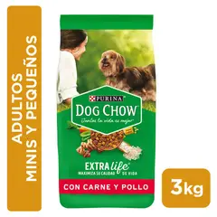 DOG CHOW - Alimento para Perro Adulto Carne y pollo 3 kg