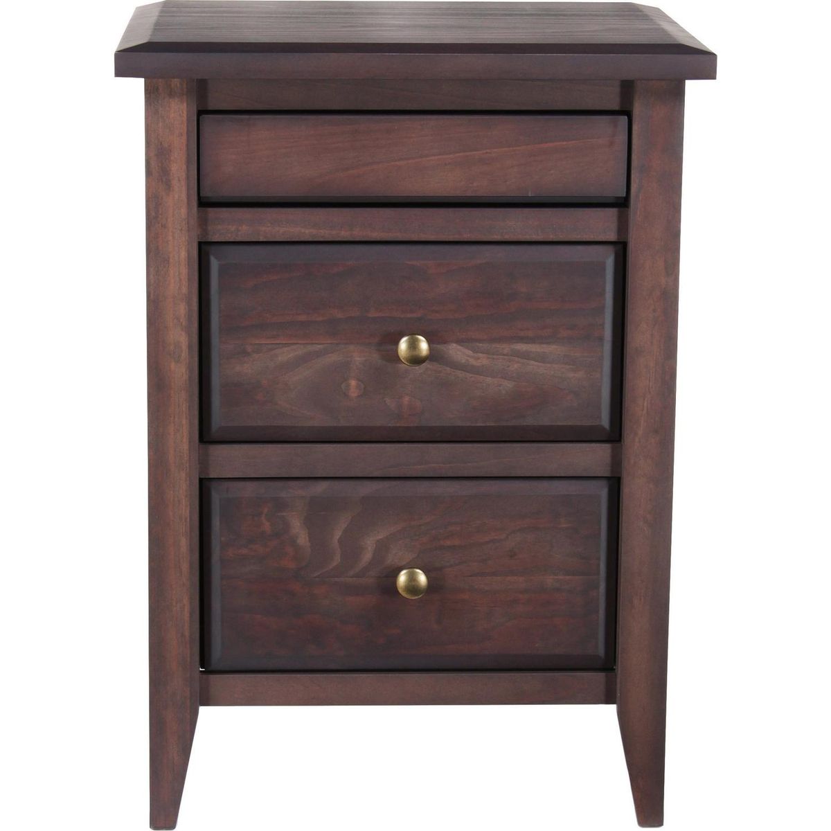 ROSEN - Velador 3 Cajón(es) BRERA 52x72x41 cm Café