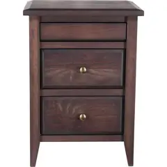 ROSEN - Velador 3 Cajón(es) BRERA 52x72x41 cm Café