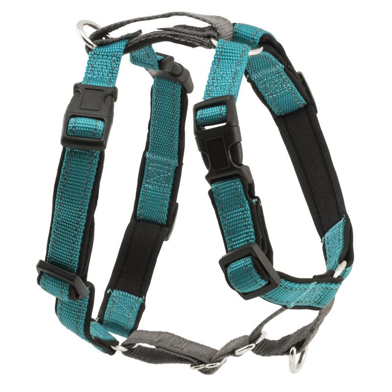 PETSAFE - Arnés para perro talla S de nylon Verde 3 en 1
