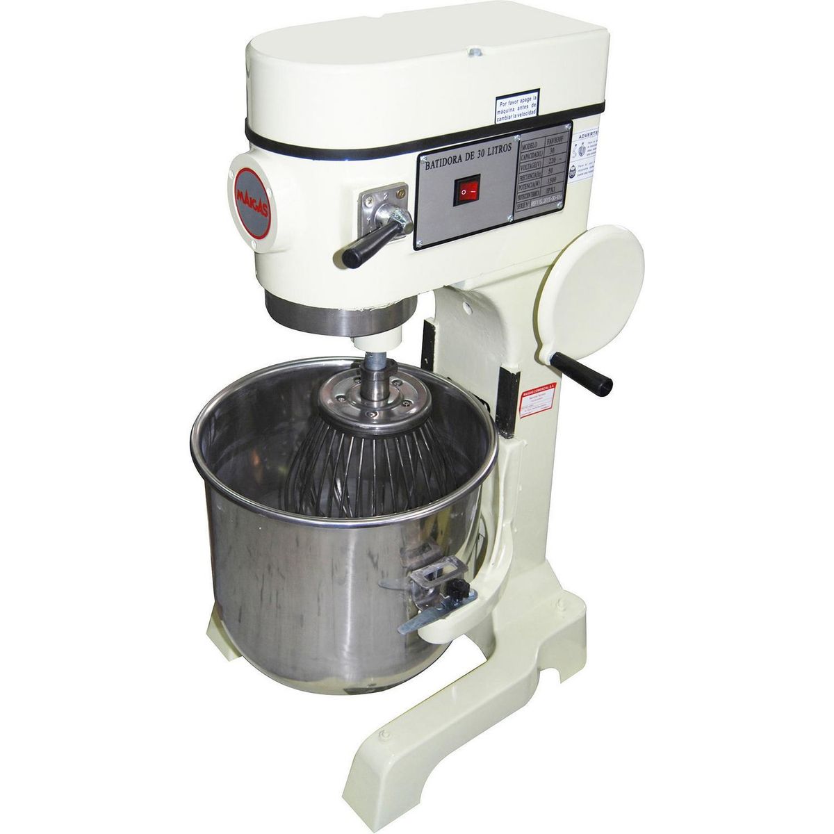 MAIGAS - Batidora de Pedestal 130 kg 1500 W Multicolor FAVB30F