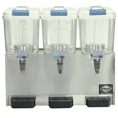 MAIGAS - Dispensador De Jugos 3 Depósitos 18 Litros Inox