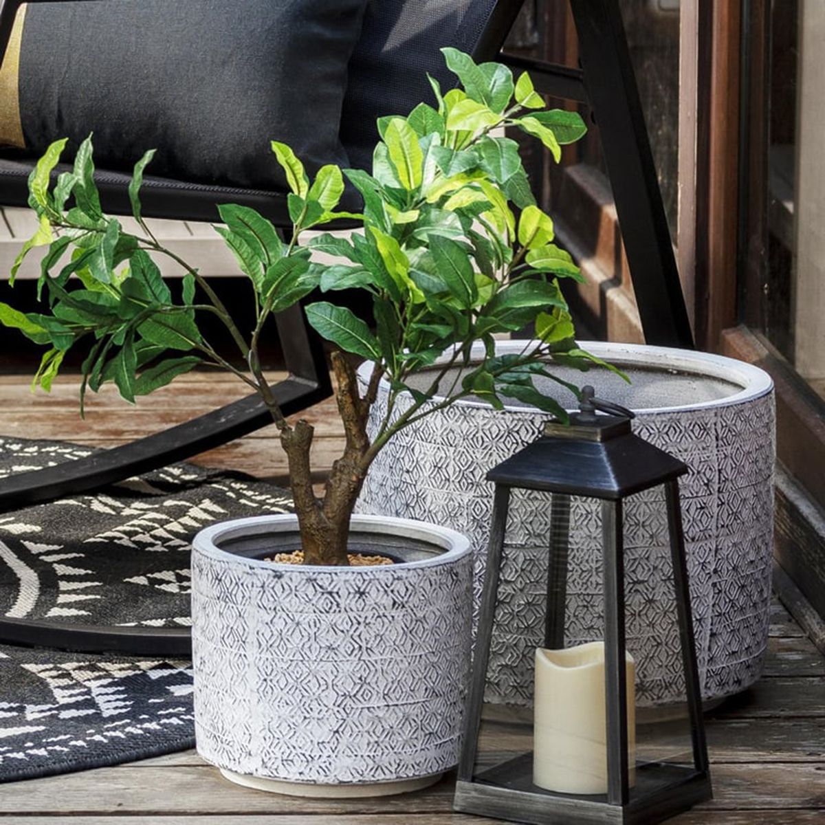 JUST HOME COLLECTION - Macetero de cerámica Manu