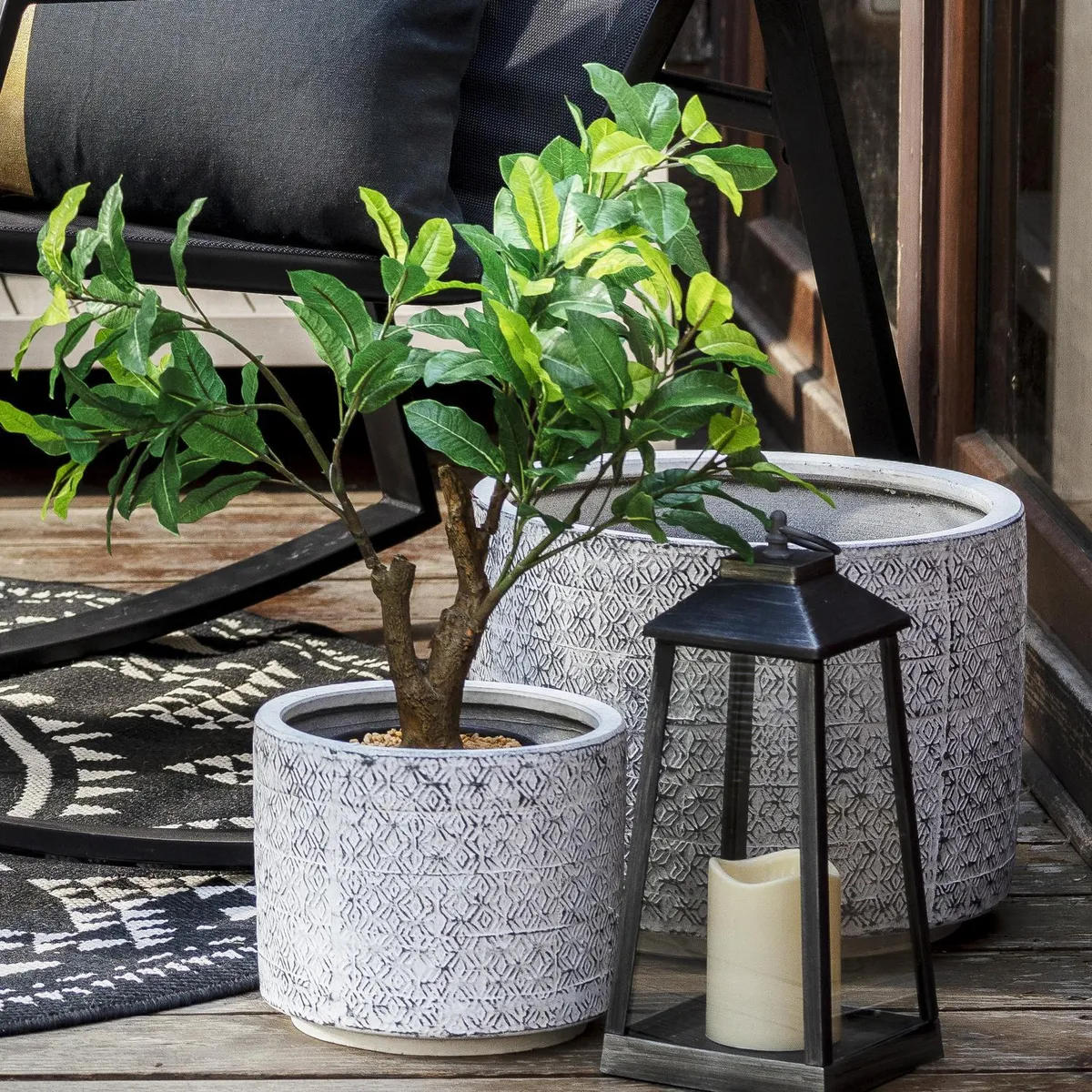 JUST HOME COLLECTION - Macetero de cerámica Manu