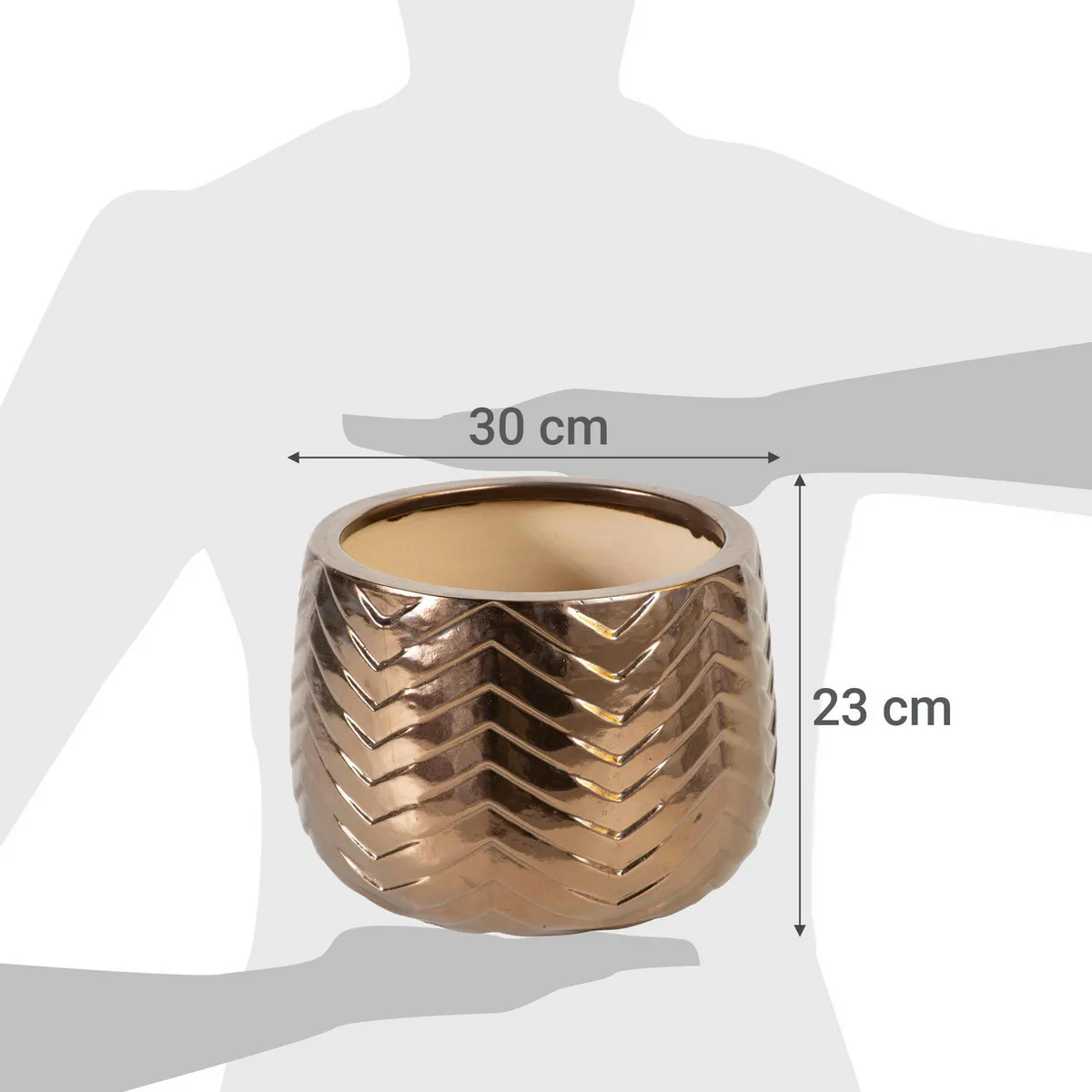 JUST HOME COLLECTION - Macetero de cerámica Ema