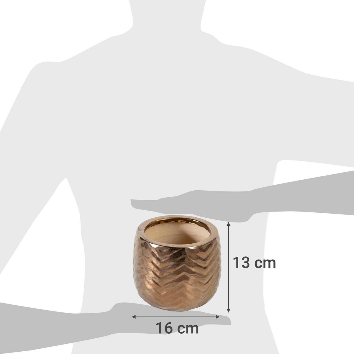 JUST HOME COLLECTION - Macetero de cerámica Ema