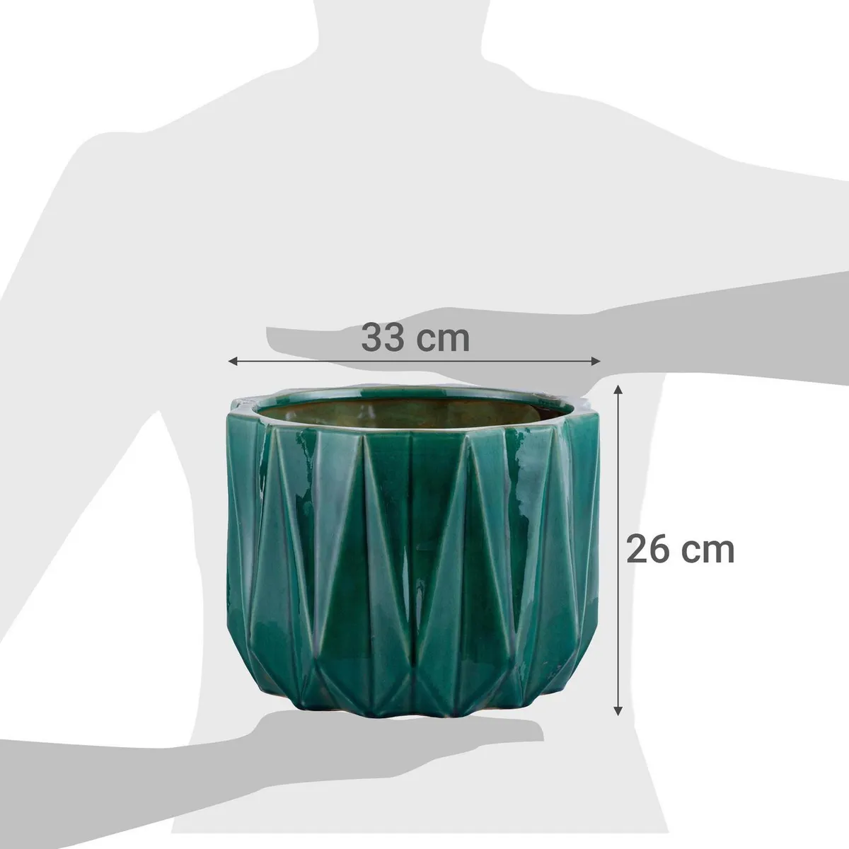 JUST HOME COLLECTION - Macetero de cerámica Nui