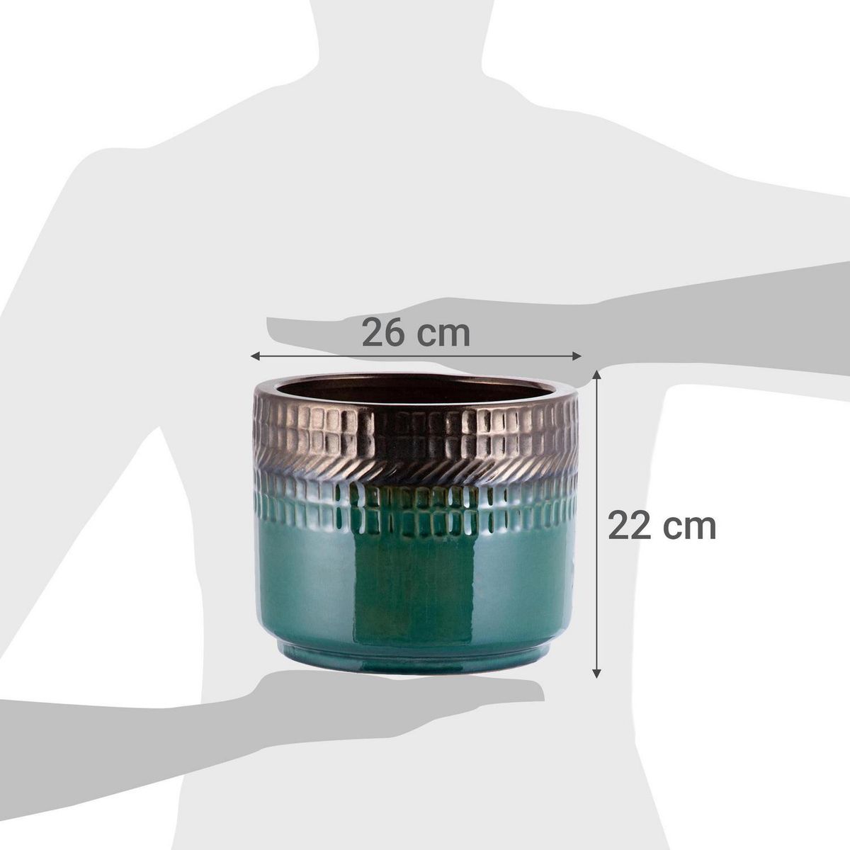 JUST HOME COLLECTION - Macetero de cerámica Nihi